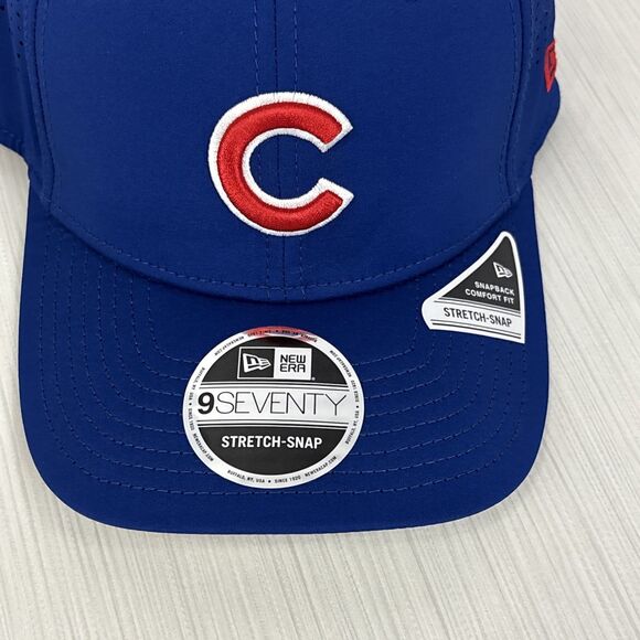 Chicago Cubs New Era 9Seventy Perform Stretch-Snap Snapback Cap Hat OSFM NEW - Picture 2 of 6